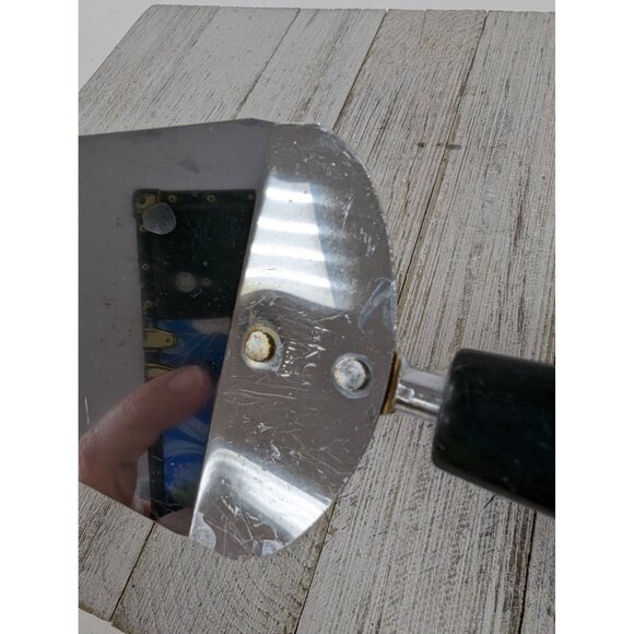 Vintage Ekco #2 Chromium Cake Pie Spatula Server 10" Black Handle - Picture 4 of 7